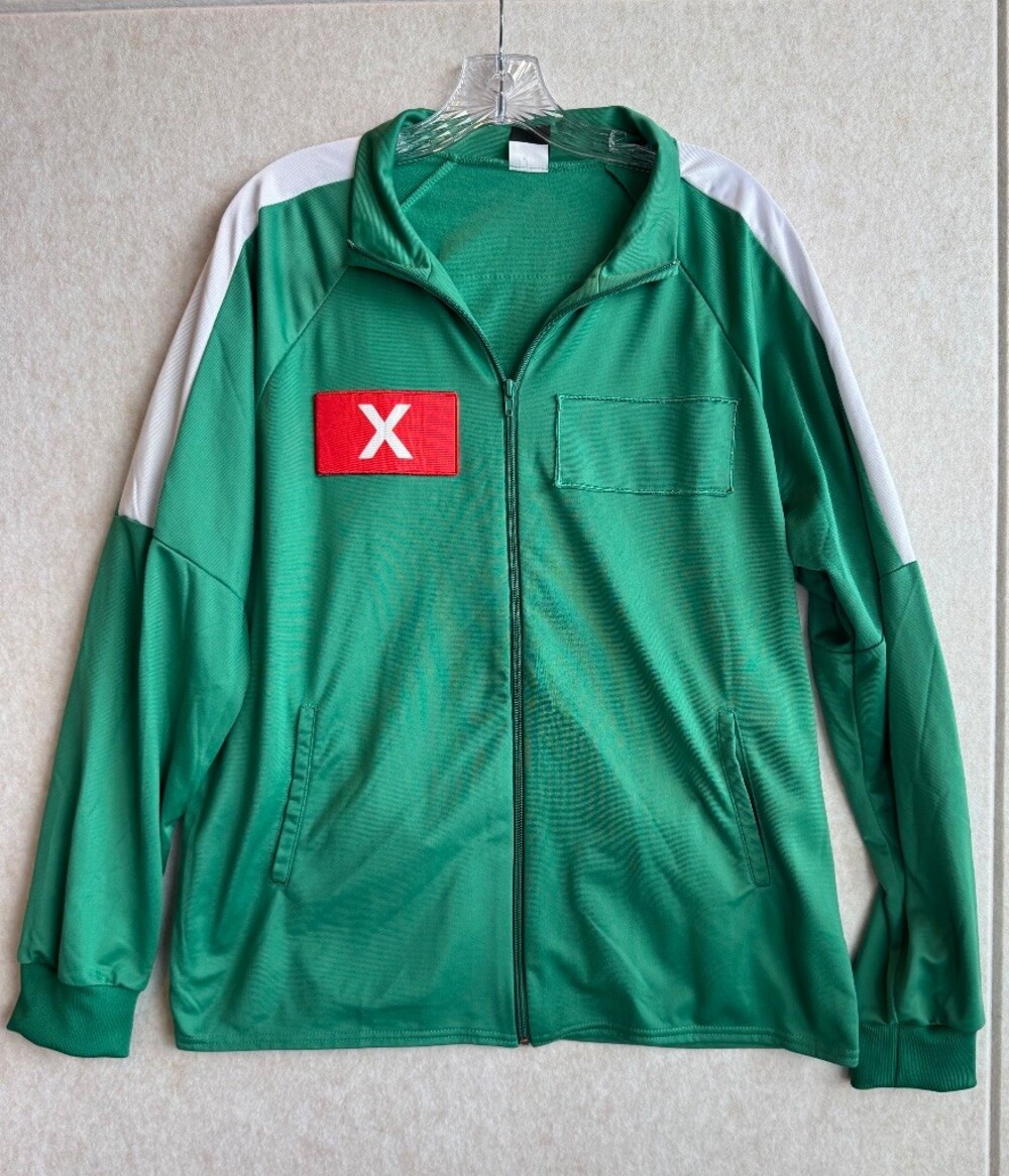 Netflix Squid Game Spirit Halloween Track Jacket Adult M Green Player Costume